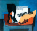 Picasso 1922 Nature Morte La Guitare Art A4 Photo Print