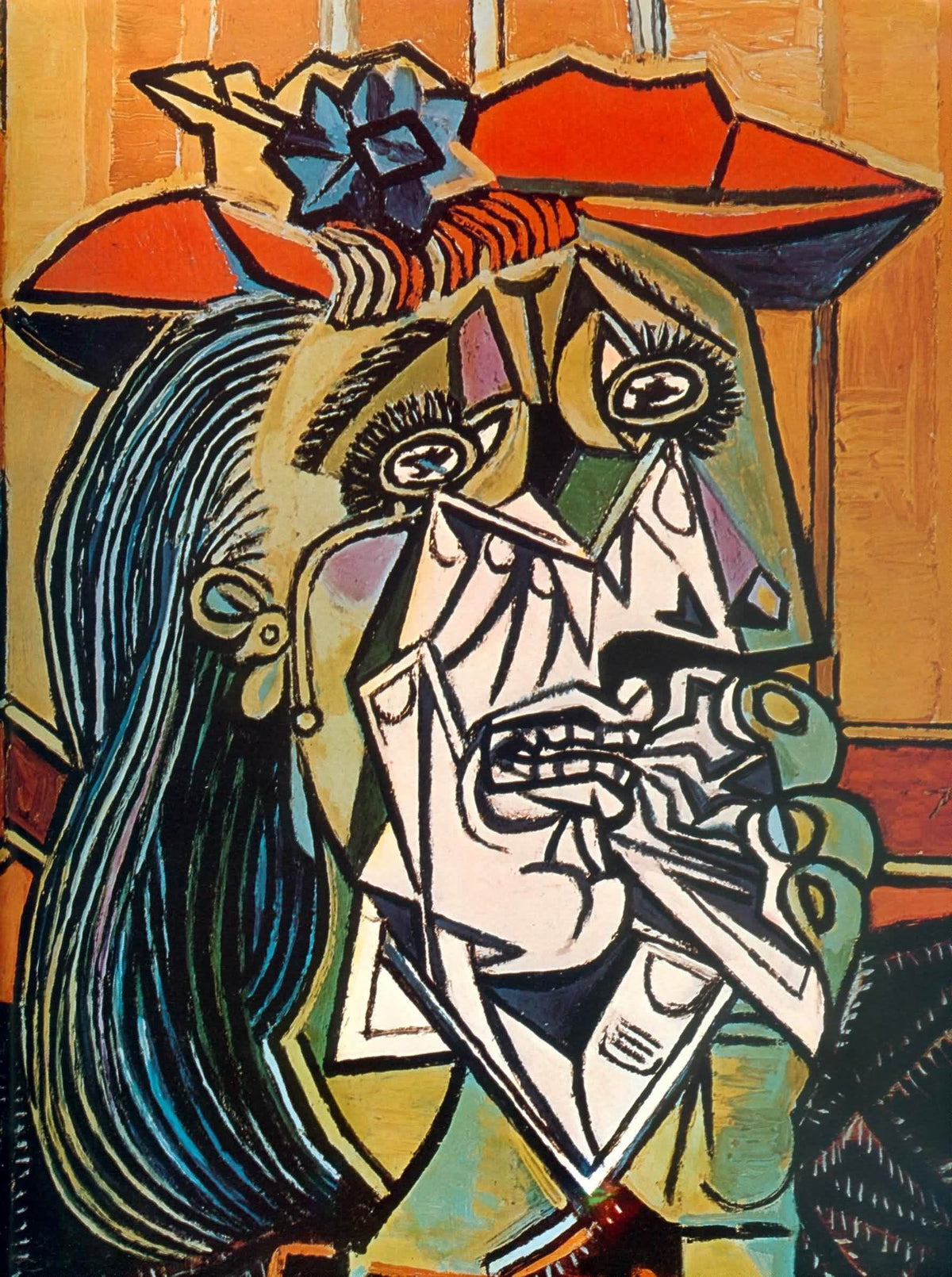 Picasso 1937 La Femme Qui Pleure Art A4 Photo Print