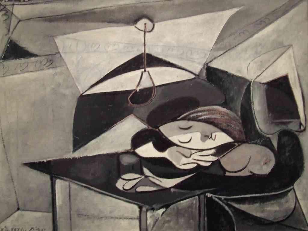 Picasso Asleep Modernism A4 Photo Print