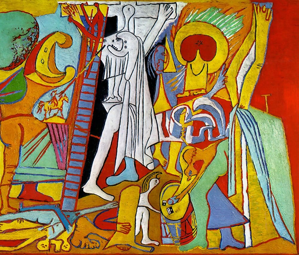 Picasso Crucifixion.1934 Art A4 Photo Print