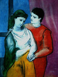 Picasso Lovers Art A4 Photo Print