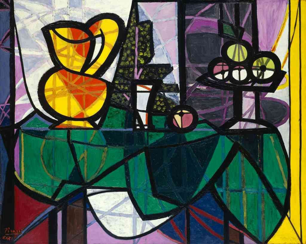 Picasso Mug And Fruit Bowl Modernism A4 Photo Print