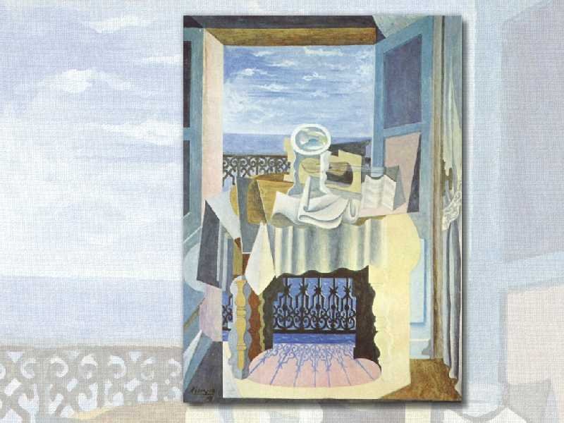 Picasso Open Window At St Raphael 1919 Art A4 Photo Print