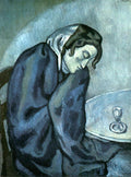 Picasso Pablo Absinthe Drinker, 1902 Art A4 Photo Print