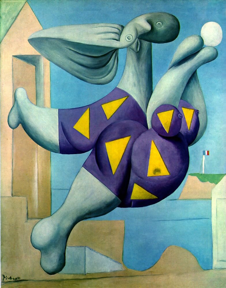 Picasso Pablo Bather With A Bull 1932 Art A4 Photo Print