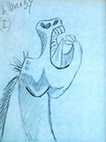Picasso Pablo Cheval Pour Guernica Tude 1937 Art A4 Photo Print