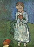 Picasso Pablo Child With A Pigeon, 1901 Art A4 Photo Print