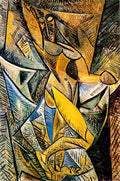 Picasso Pablo Dance Of The Veils 1907 (2) Art A4 Photo Print
