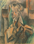 Picasso Pablo Femme En Vert, 1909 Art A4 Photo Print