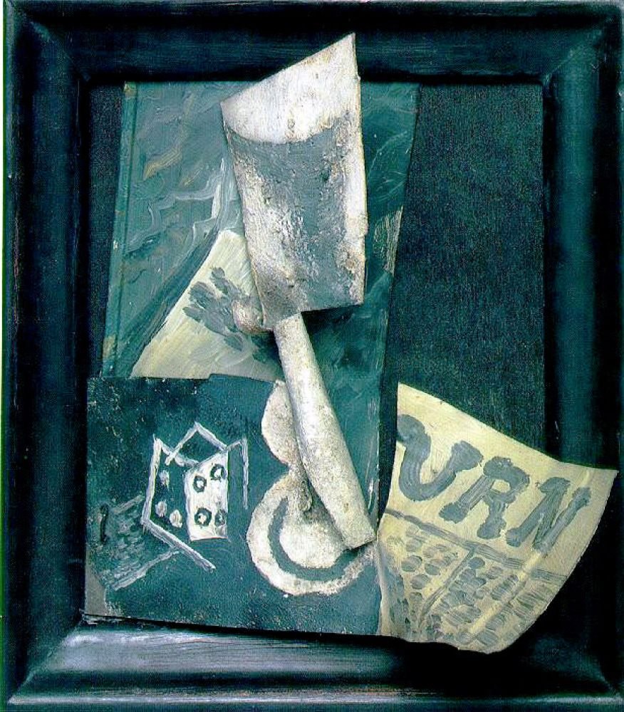 Picasso Pablo Glass Dice Newspaper 1914 Art A4 Photo Print
