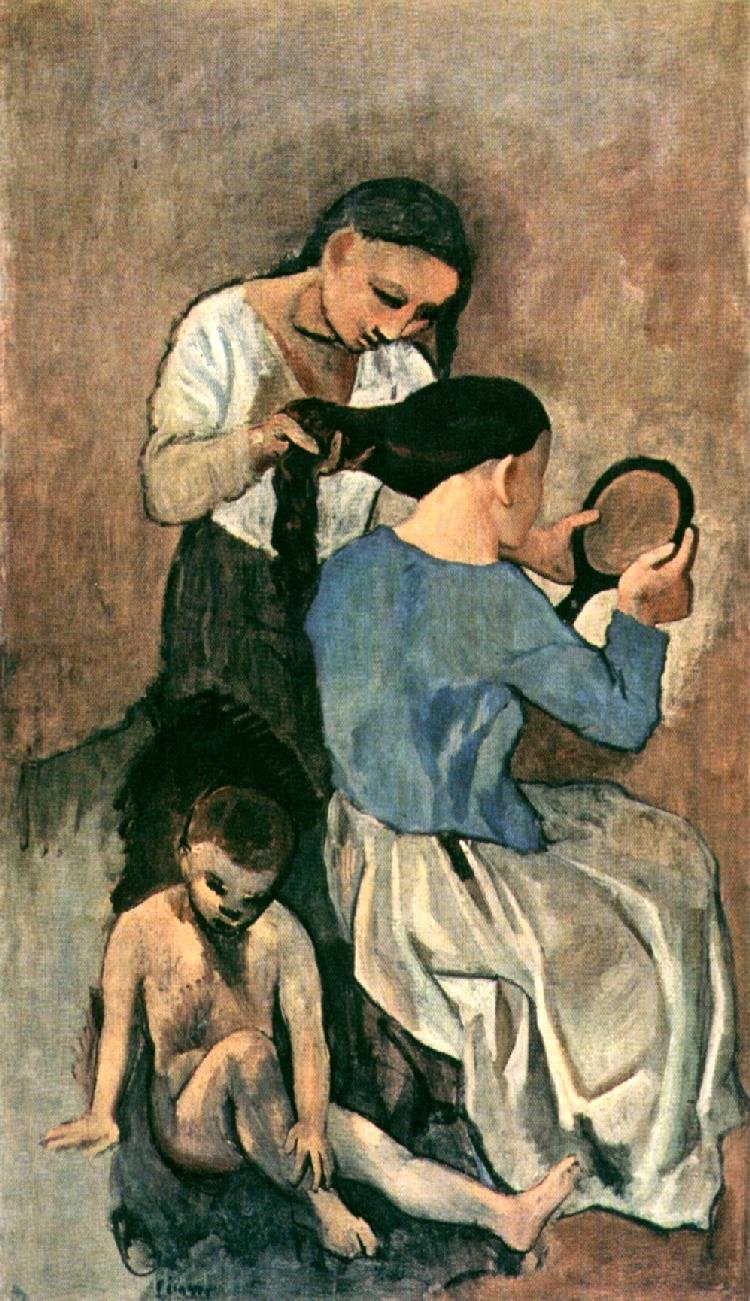Picasso Pablo La Coiffure, 1905 1906 Art A4 Photo Print