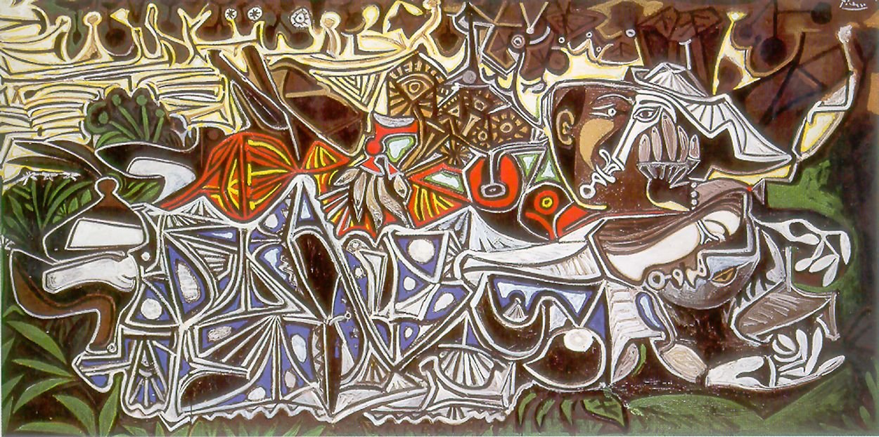 Picasso Pablo Ladies On The Seine 1950 Art A4 Photo Print