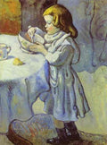 Picasso Pablo Le Gourmet 1901 Art A4 Photo Print