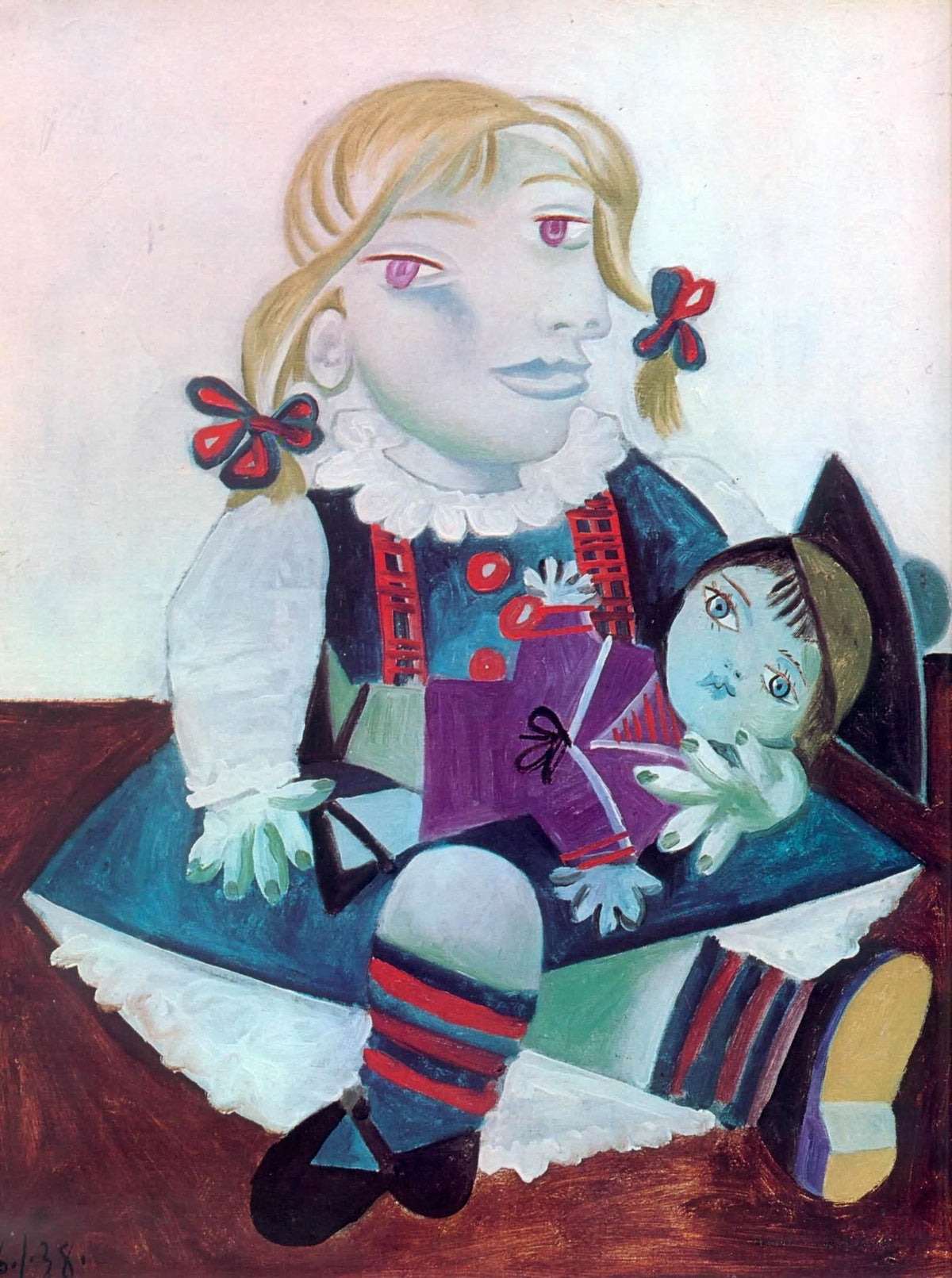 Picasso Pablo Maya La Poupe 1938 Art A4 Photo Print