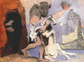 Picasso Pablo Minotaur And Dead Mare 1936 Art A4 Photo Print