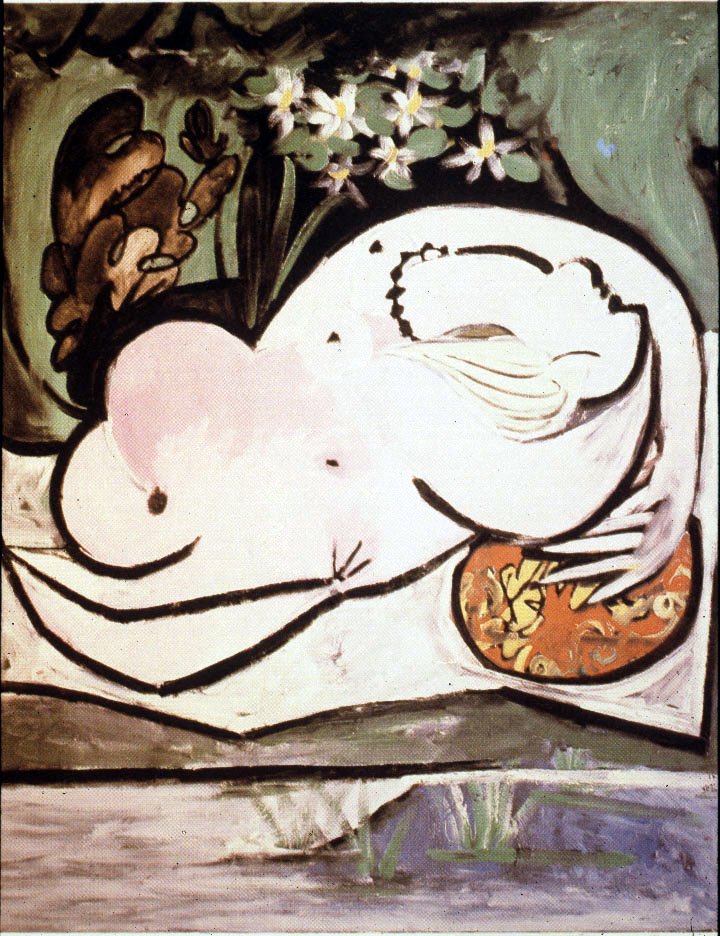 Picasso Pablo Nude In The Garden 1934 Art A4 Photo Print