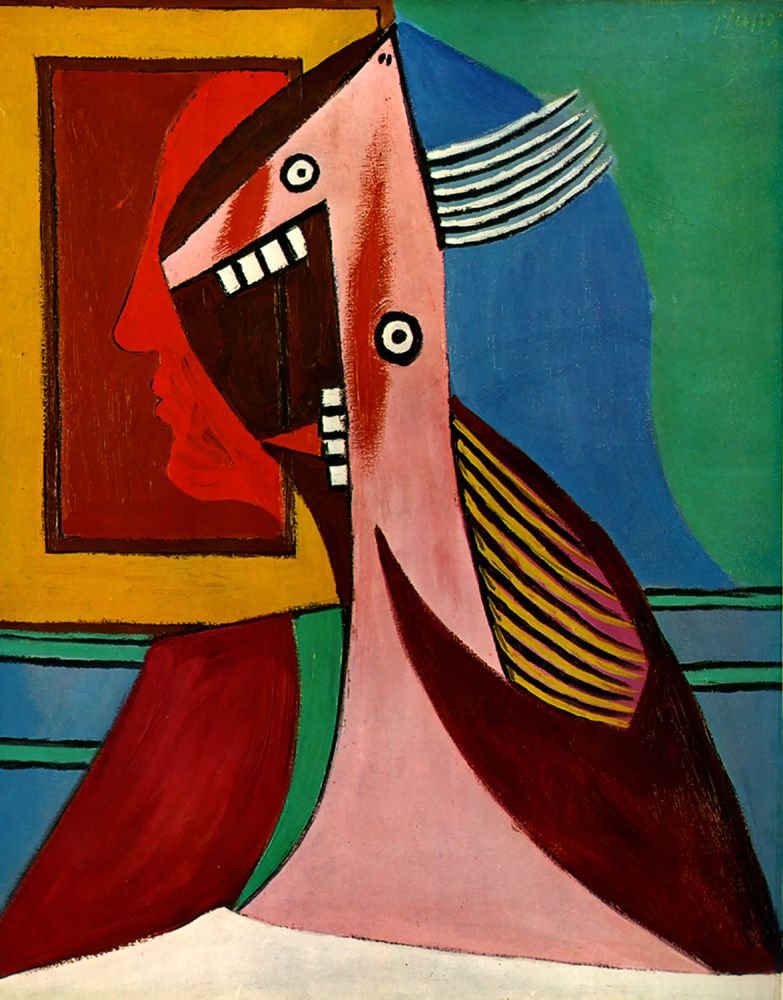 Picasso Pablo Self And Monster 1929 Art A4 Photo Print