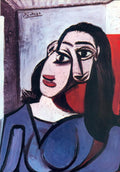 Picasso Pablo Tte De Jeune Fille 1949 Art A4 Photo Print