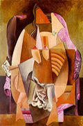 Picasso Pablo Woman In Armchair 1913 Art A4 Photo Print