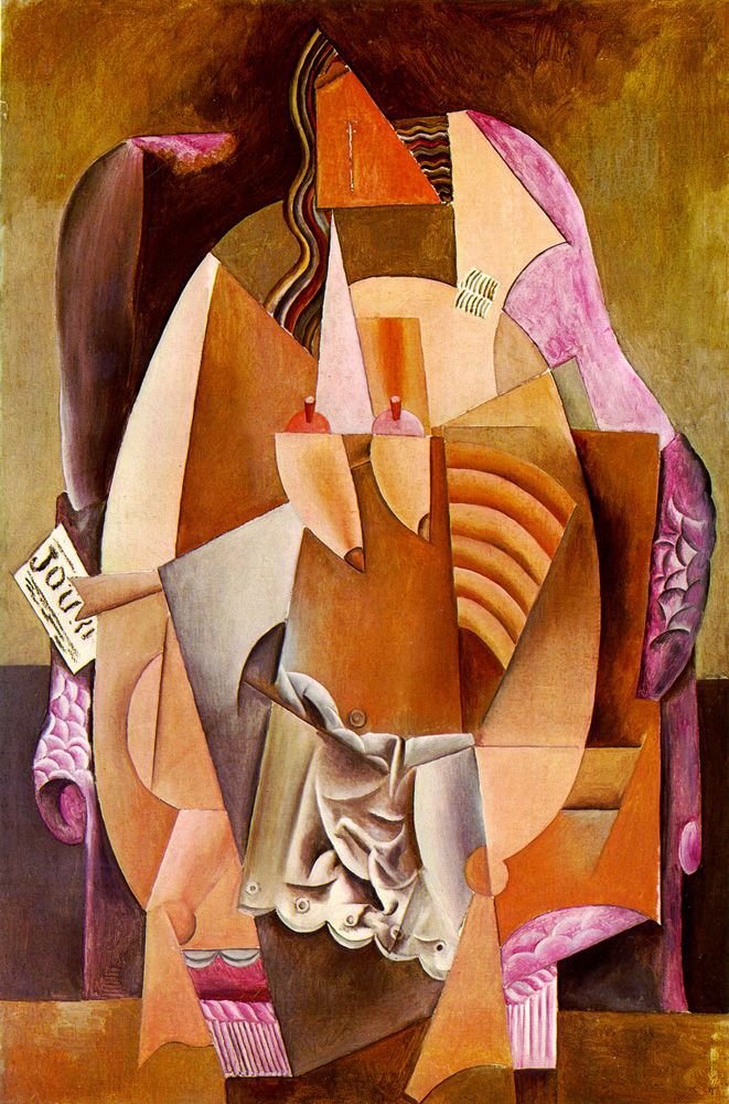 Picasso Pablo Woman In Armchair 1913 Art A4 Photo Print