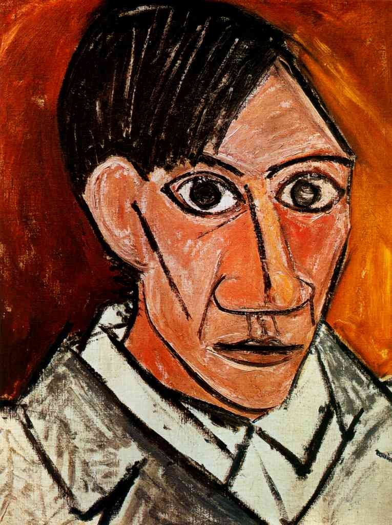 Picasso Self Portrait 1907 Modernism A4 Photo Print