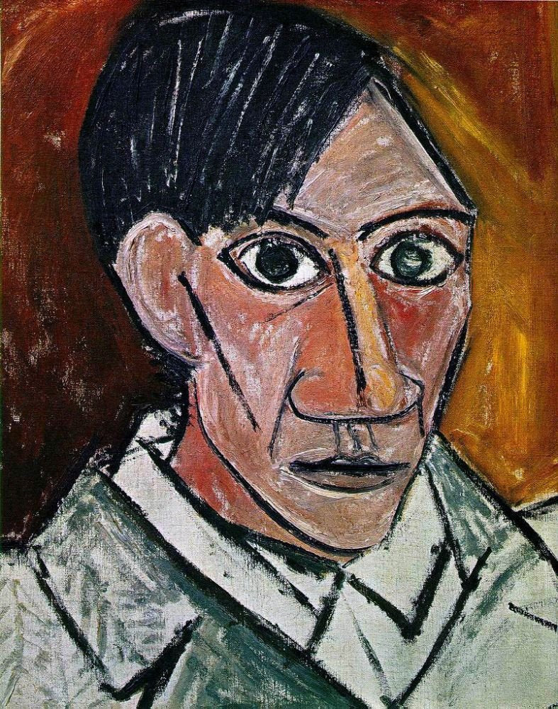 Picasso Self.1907 Art A4 Photo Print