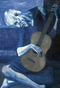 Picasso The Old Guitarist Modernism A4 Photo Print