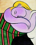 Picasso Woman From Yellow Hat Modernism A4 Photo Print
