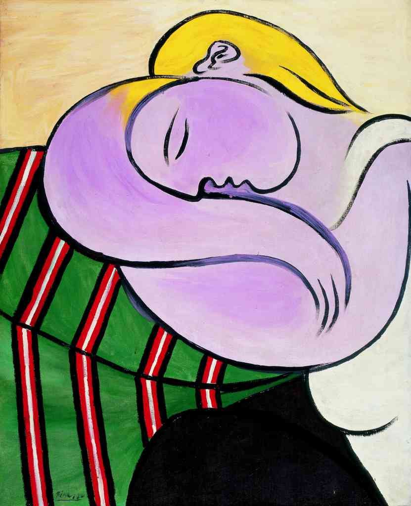Picasso Woman From Yellow Hat Modernism A4 Photo Print