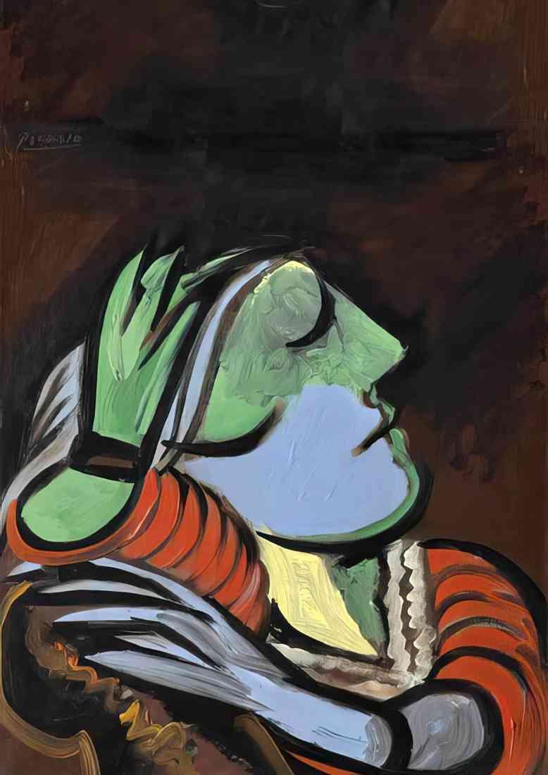 Picasso femme endormie A4 Photo Print
