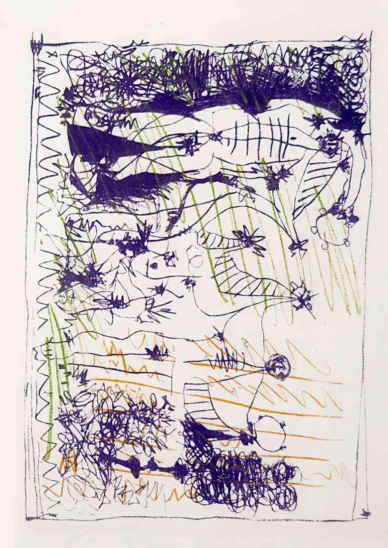 Picasso peintures 1955 1956 galerie louise leiris 1957 CROP A4 Photo Print