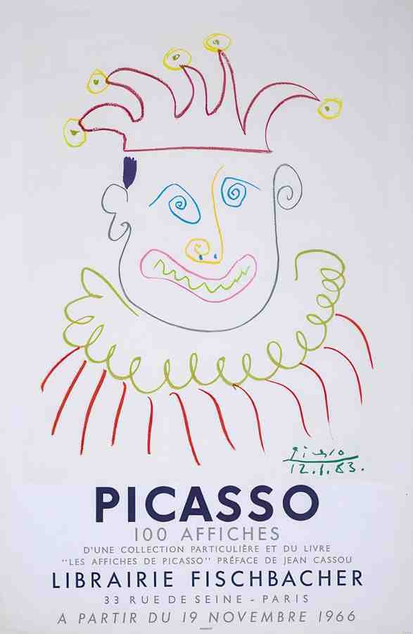 Picasso100Affiches Vintage Advert A4 Photo Print