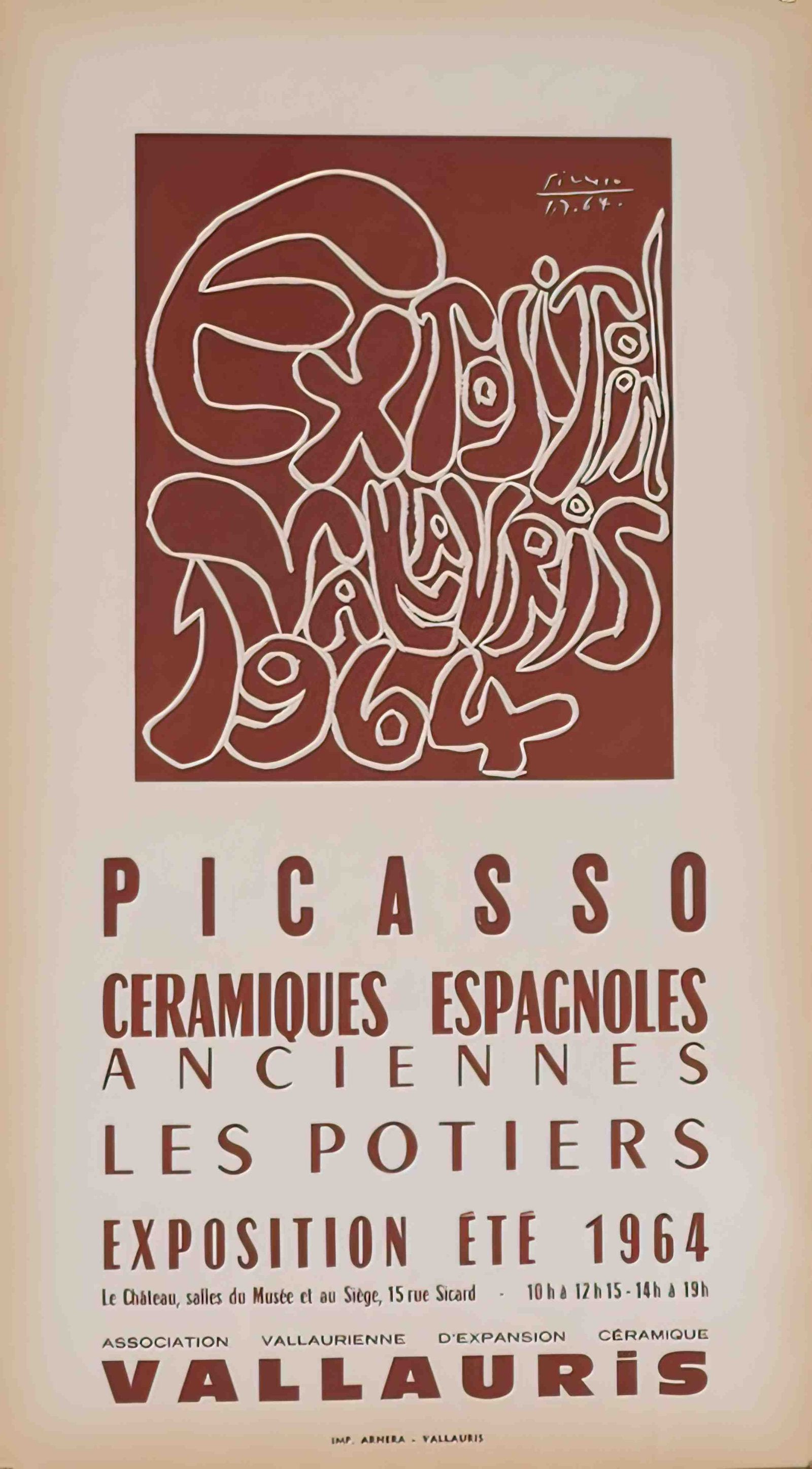 PicassoCeramiques64 Advert A4 Photo Print