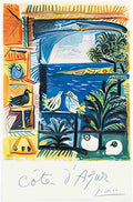 PicassoCoteDazur Advert A4 Photo Print