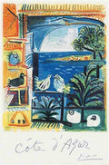 PicassoCoteDazur Vintage Advert A4 Photo Print