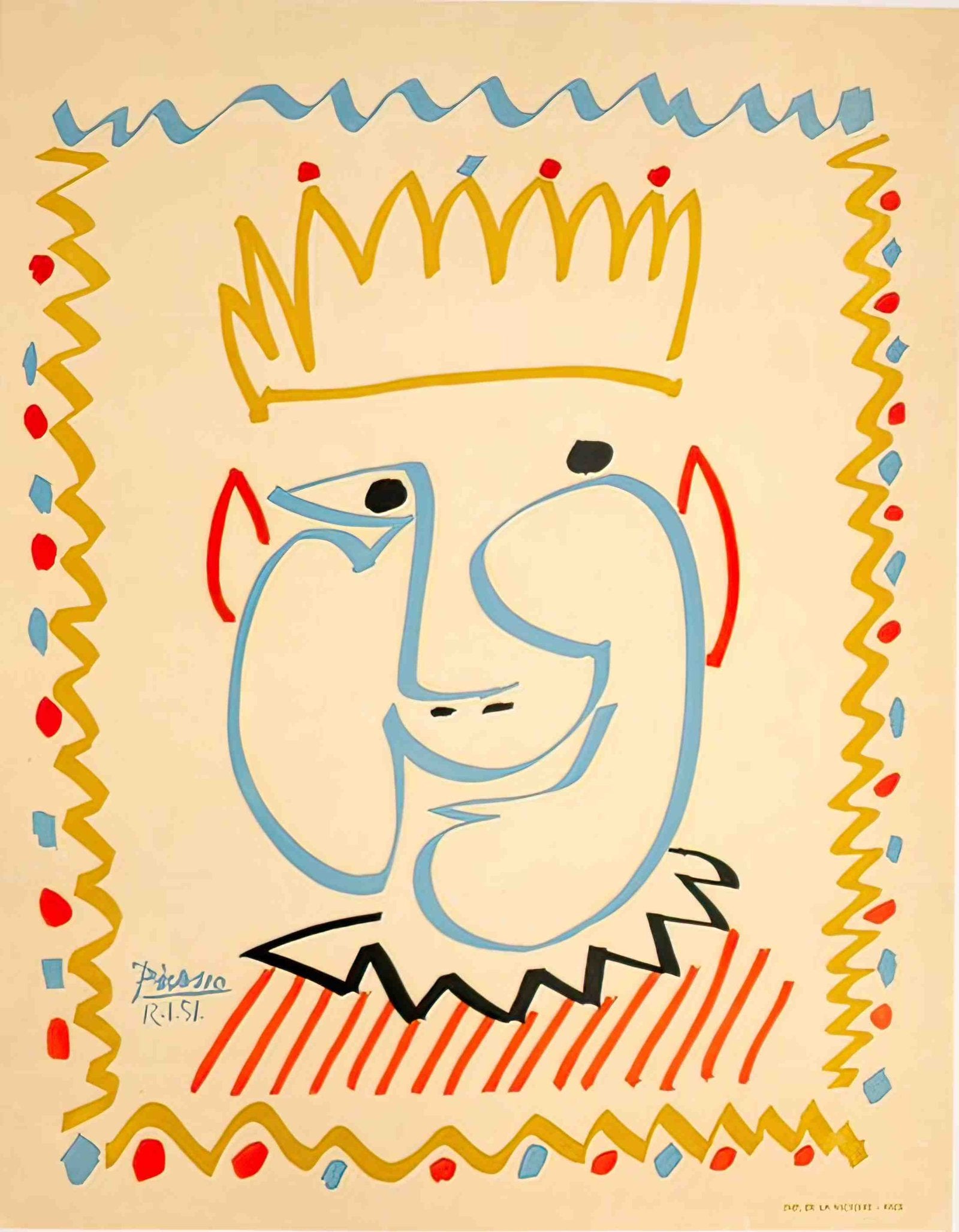PicassoNice Advert A4 Photo Print