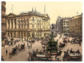 Piccadilly Circus London Vintage A4 Photo Print