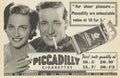 Piccadilly Couple Ads 1940s Vintage Retro Advert Poster