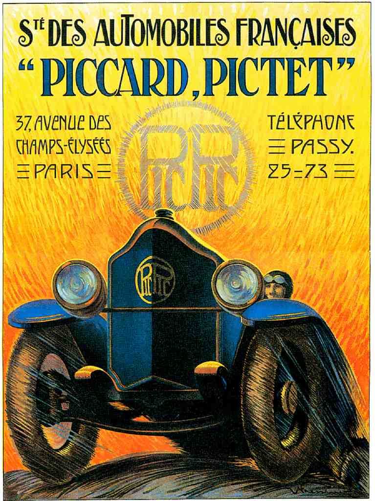 Piccard Vintage A4 Photo Print