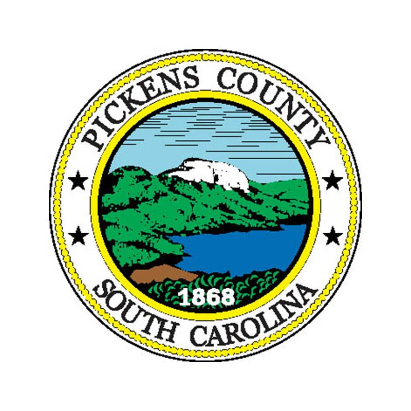 Pickens County Seal N6443 A4 Photo Print