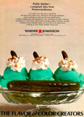 Pickle Sherbet Scoops 1960s Vintage Retro Advert