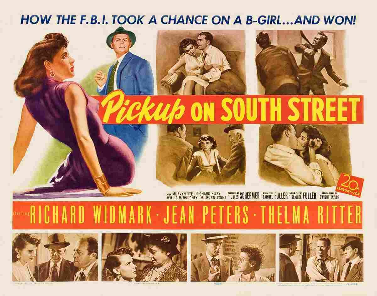 Pickup on South Street 02  film star poster A4 Photo Print