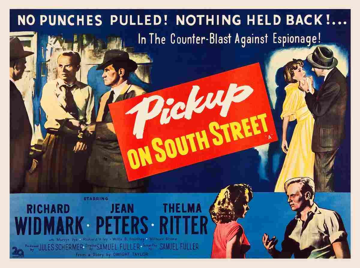 Pickup on South Street 04  film star poster A4 Photo Print