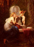 Picou Henri Pierre At The Fountain A4 Photo Print