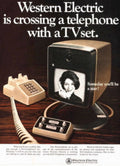 Picturephone Telephone Tv 1960s Vintage Retro Advert