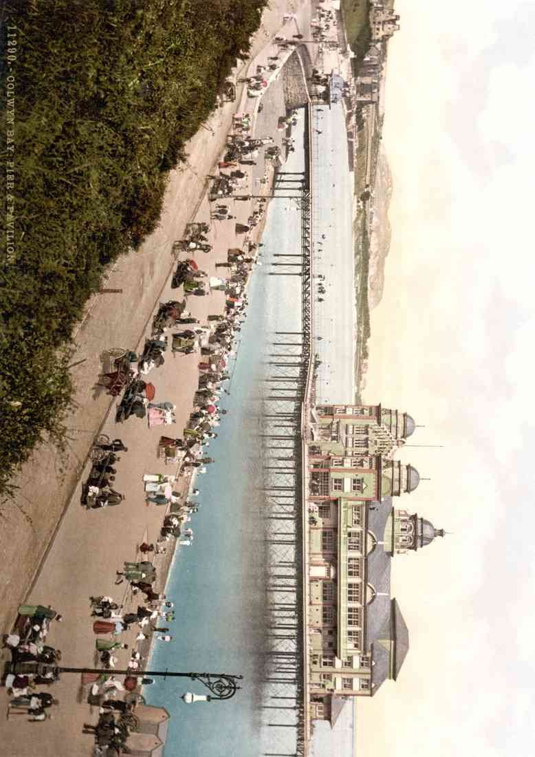 Pier And Pavillion Colwyn Bay 07399u A4 Photo Print