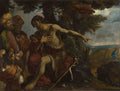 Pier Francesco Mola Saint John the Baptist preaching in the Wilderness A4 Photo Print