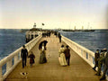 Pier Ostend Belgium Vintage A4 Photo Print