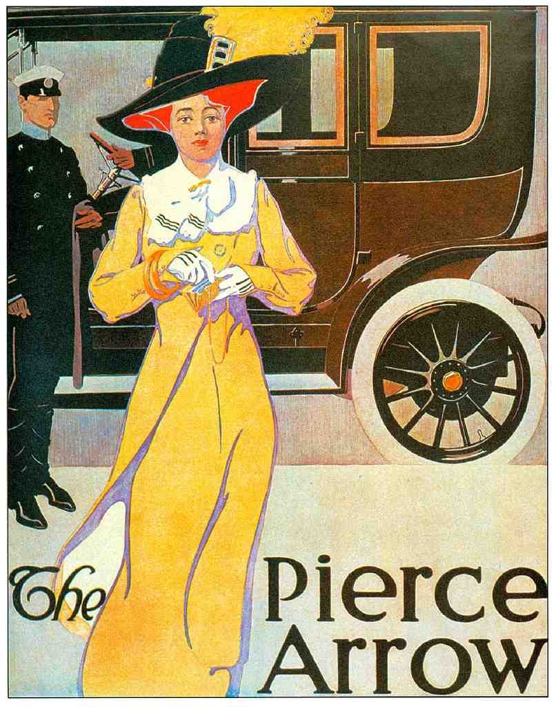 Pierce Arrow 4 Vintage A4 Photo Print