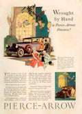 Pierce Arrow Coupe 1930s Vintage Retro Advert Poster